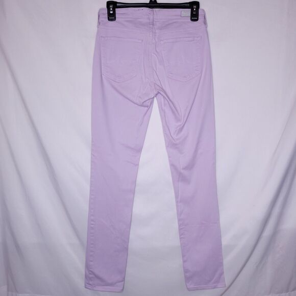 Adriano Goldschmied Jeans Womens 26R Lilac The Prima Mid Rise Cigarette - Picture 2 of 14